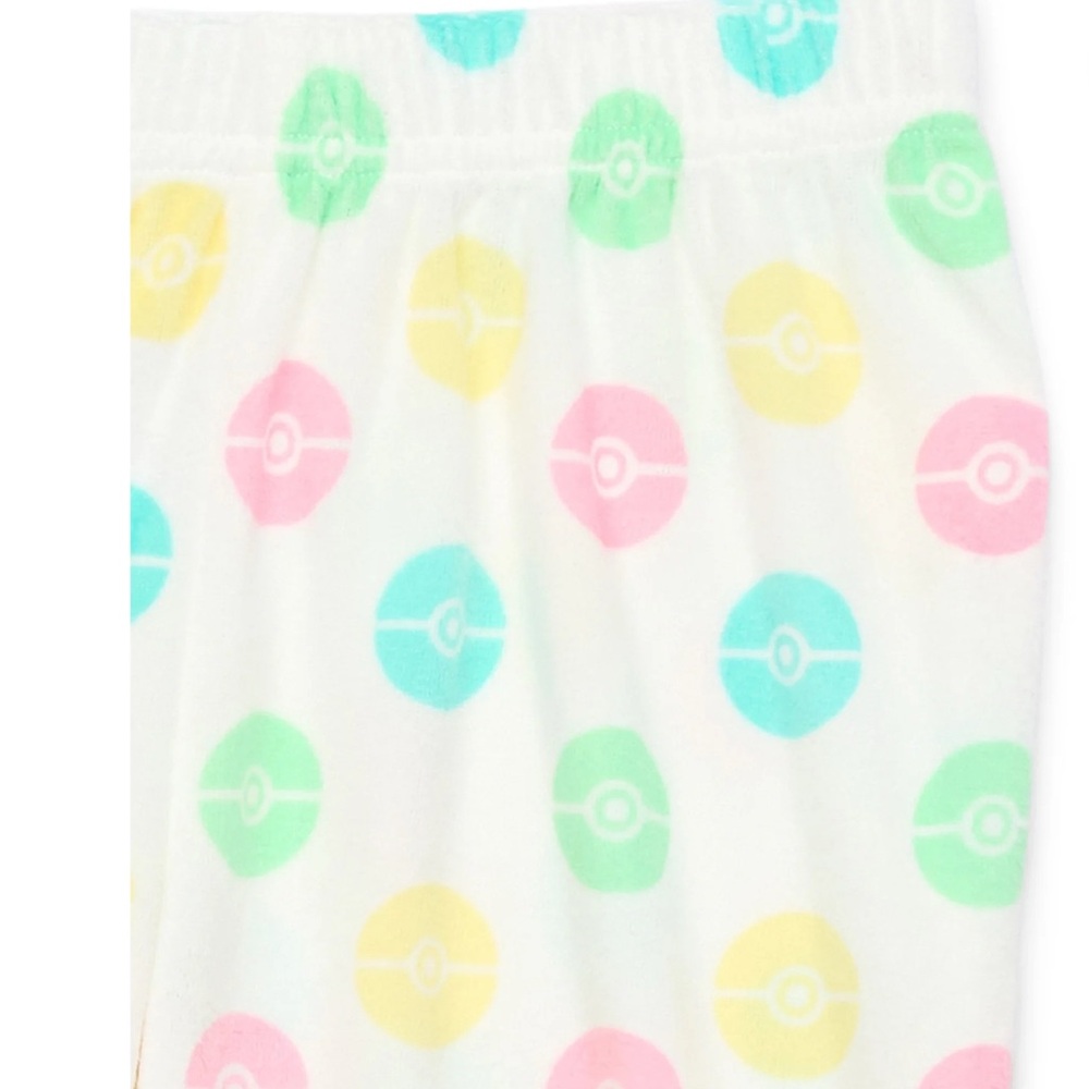 Girls 2-Piece Pokémon Pajama Set Large 10/12 - Picture 7 of 7